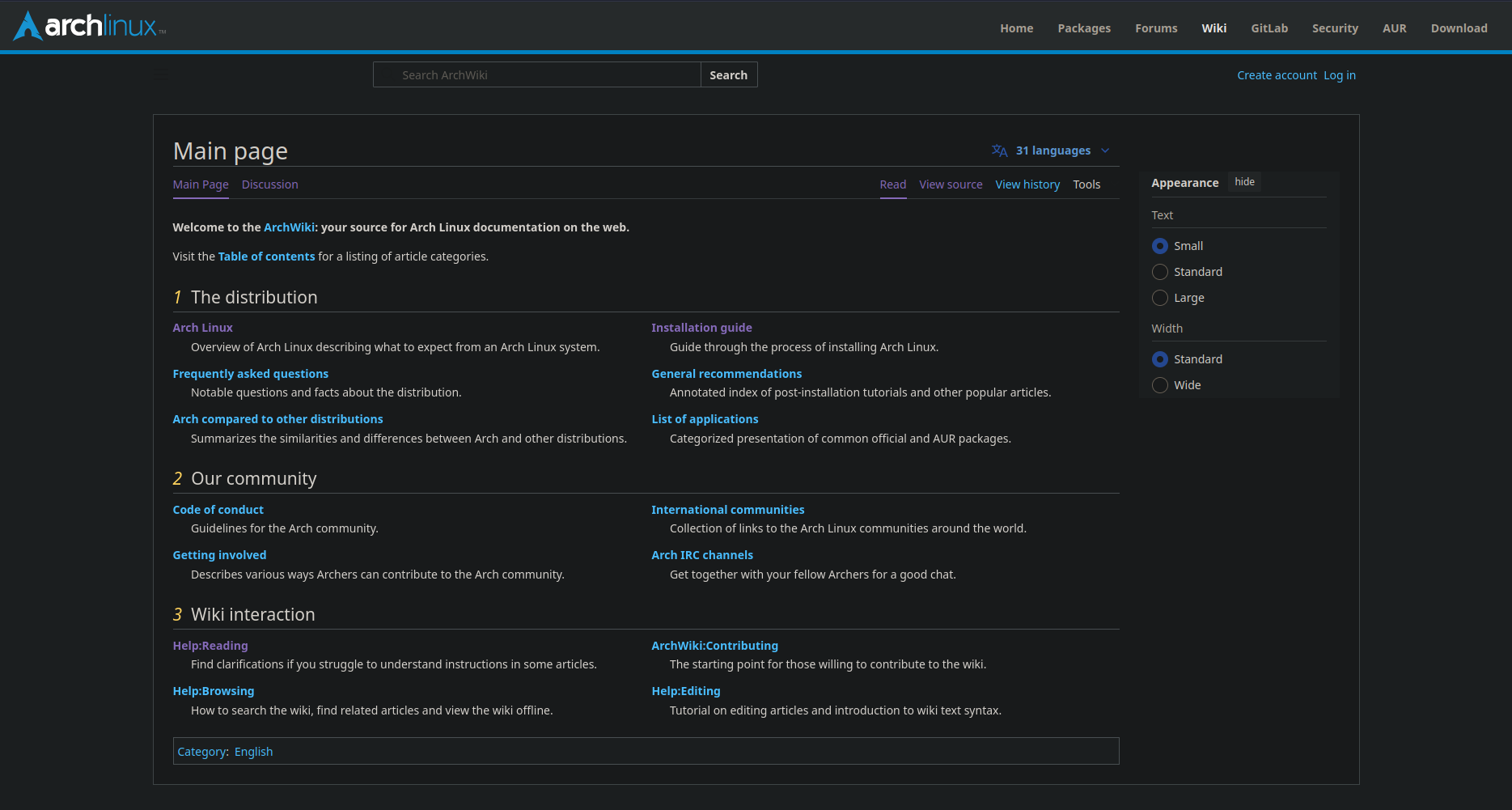 Site ArchWiki